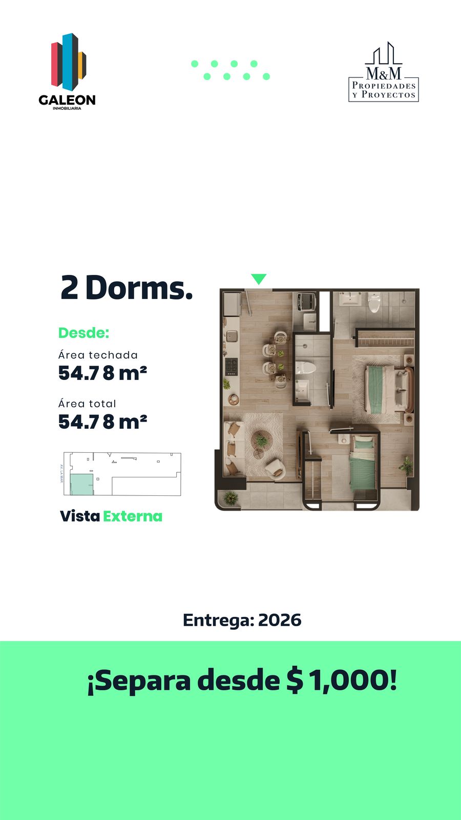 Departamento en Venta en Miraflores